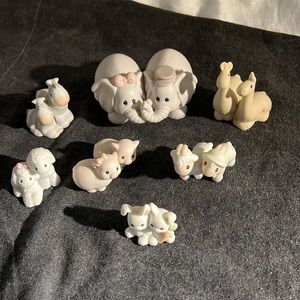 Precious Moments ceramic animals - all dated in the 90’s